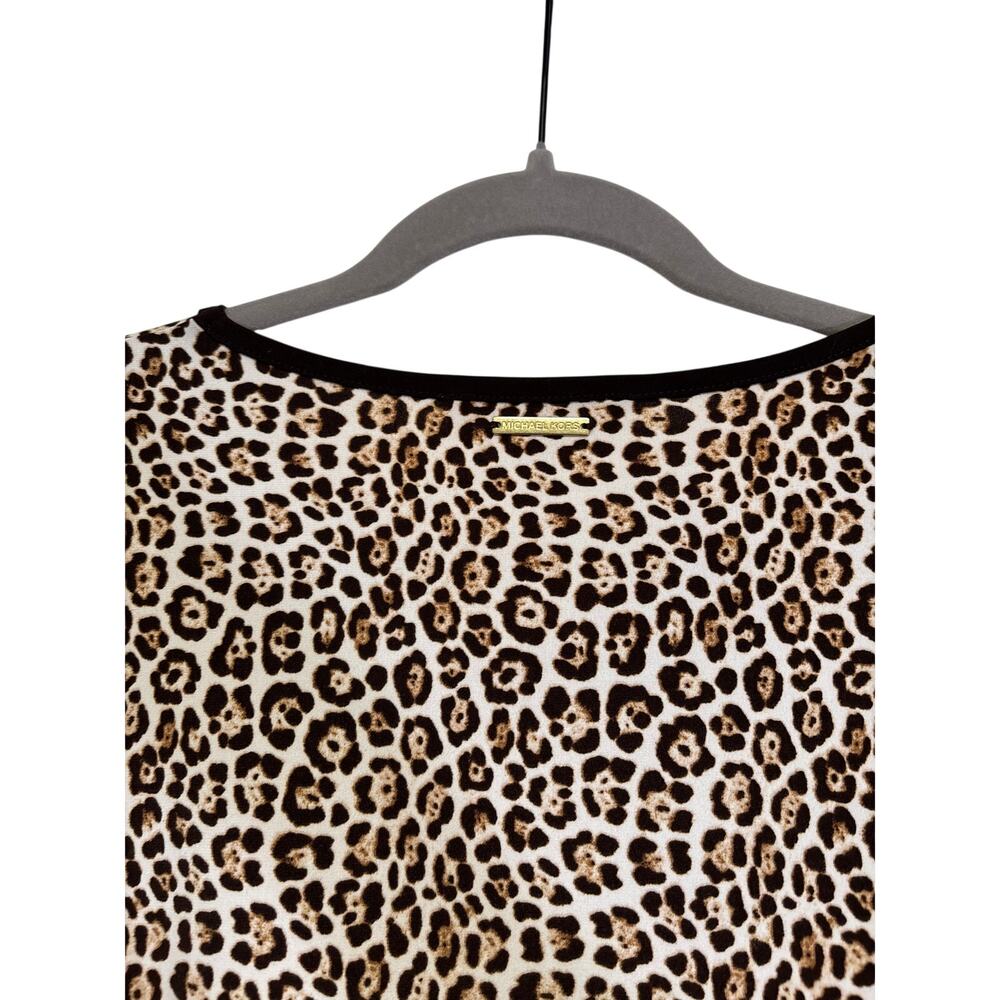 MICHAEL Michael Kors Women's Leopard Print Bell Sleeve Dress XL - Picture 8 of 9